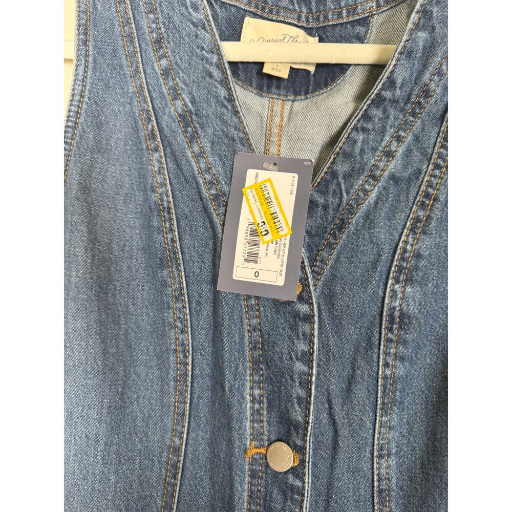 NWT Universal Thread Denim Button Front Midi Dres… - image 11